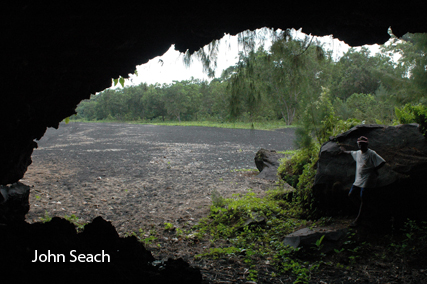 lava tube ambrym island vanuatu